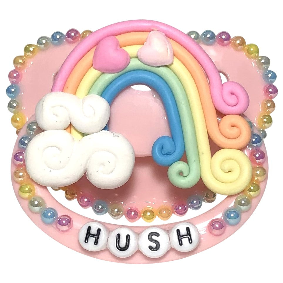 Baby Bear Pacis Adult Pacifier "Hush" Pink Adult Paci (DDLG/ABDL)
